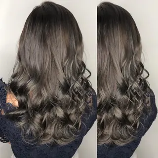 ロング カラー ヘアアレンジ 🦋韓国ヘア 坂本 菜摘🦋のヘアスタイル