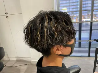 カラー パーマ メンズ ✨️ツイスパ波巻き特 化小杉澪生✨️のヘアスタイル
