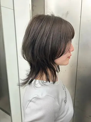 ミディアム 名古屋/艶カラー🫧 /アレンジ/ショートのヘアスタイル