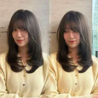 カラー 本場韓国ヘア特化 아이비/Aibiのヘアスタイル