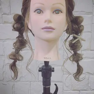 セミロング ヘアアレンジ ✨🌿大人可愛い愛さ れhair🌿✨松本のヘアスタイル