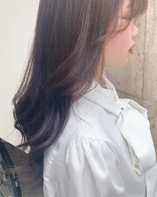 ロング カラー ヘアアレンジ SALOWIN原宿ash店所属・憧れの艶ハイトーンへ 🌙サイダサキのヘアスタイル