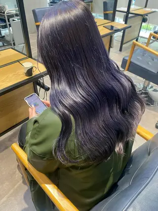 ロング カラー 韓国×髪質改善カラー 💎hinaのヘアスタイル