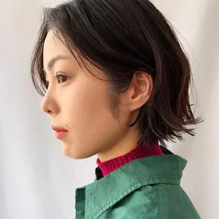 ショート カラー パーマ tension 【テンション】のヘアスタイル