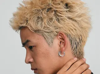 ショート カラー メンズ ゆきえ🤍 fifth/パーマ‪のヘアスタイル