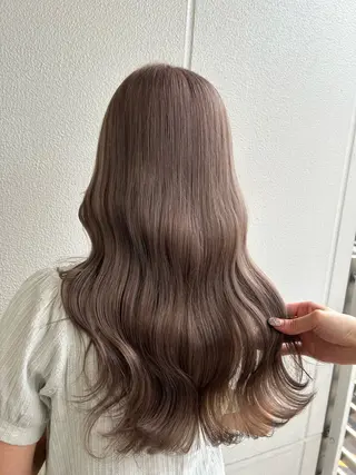 ロング カラー ヘアアレンジ 《暖色/韓国hair 》🇰🇷桑原ユキネのヘアスタイル