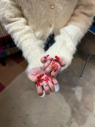 ネイル キラキラオメメ みずなのネイルデザイン