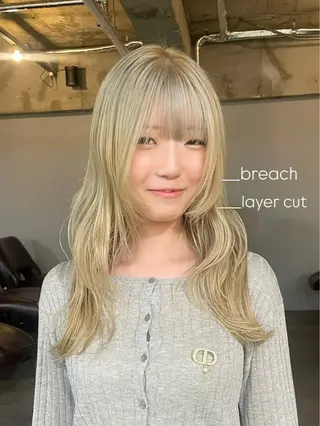 ミディアム ミズタ マイのヘアスタイル