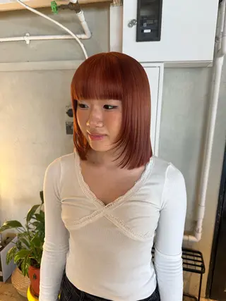 ショート カラー ヘアアレンジ 海外/ハイトーン🪽 ☯️ami☯️のヘアスタイル