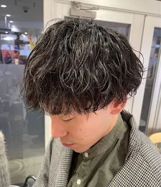 パーマ メンズ メンズ・曲がる縮毛矯 正/パーマ/土屋丈のヘアスタイル