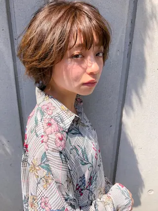 ショート 【1日2名様限定】 AFLOAT白川雄副のヘアスタイル