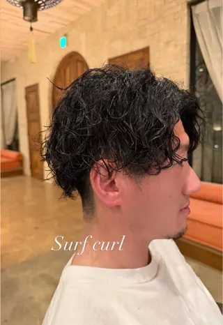 パーマ メンズ パーマ/艶カラー/ 髪質改善/伊藤愛麻のヘアスタイル