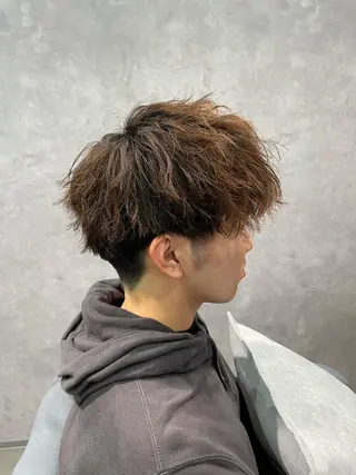 ショート パーマ メンズ 黒岩 梨沙のヘアスタイル