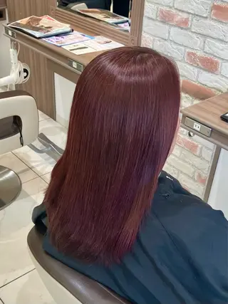 ミディアム カラー 🧡Ash 新杉田🧡山本のヘアスタイル
