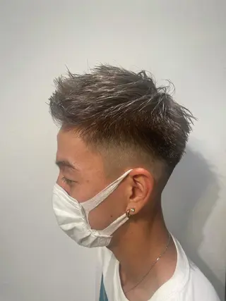 ショート メンズ 🌈艶カラー× メンズパーマ永埜🌈のヘアスタイル