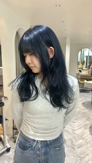 ロング カラー じゅわっと暖色カラー 🍊Moemiのヘアスタイル