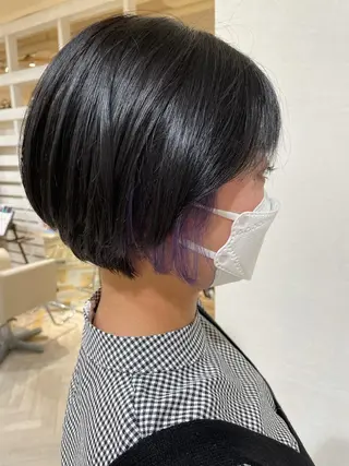 ショート オーロ西大寺所属・松永 夏のヘアスタイル