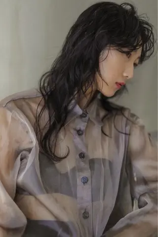 ミディアム カラー パーマ MAKI渋谷 【カットモデル募集】のヘアスタイル