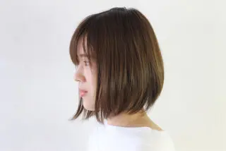 ミディアム 髪質改善エイジングケ ア専門美容室チアフルのヘアスタイル