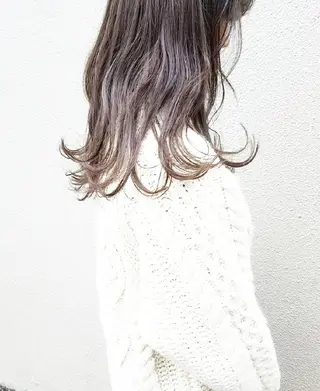 カラー 🙃 透明感カラー/ボブのヘアスタイル