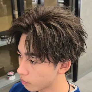 ショート ヘアアレンジ メンズ 【札幌メンズ特化】 🔥RIKU🔥のヘアスタイル