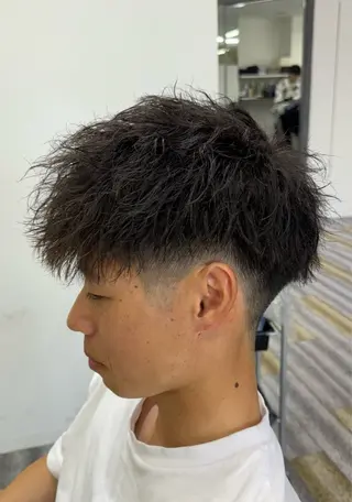 ショート パーマ メンズ 【メンズ特化】岩瀬 武【メンズパーマ】のヘアスタイル
