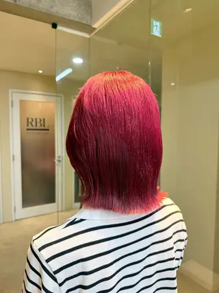 ミディアム カラー 吉川 慶斗のヘアスタイル