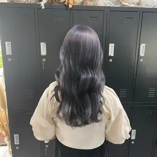 ミディアム カラー パーマ ヘアアレンジ メンズ キッズ ネイル マツエク・マツパ 韓国ボブ/髪質改善 ニュアンス特化RYOのヘアスタイル