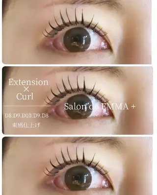 マツエク・マツパ EMMA plus．のマツエク・マツパデザイン