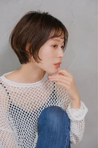 ショート カラー 関川 翔太のヘアスタイル