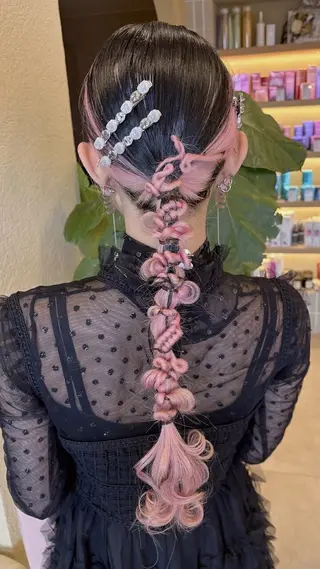 ヘアアレンジ ヘアセットサロン　Ranri所属・ヘアセットサロン お呼ばれ/ライブヘアのヘアスタイル