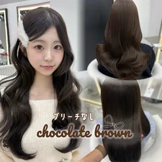 ロング カラー 新宿/韓国ヘア 中明度カラー/かやのヘアスタイル