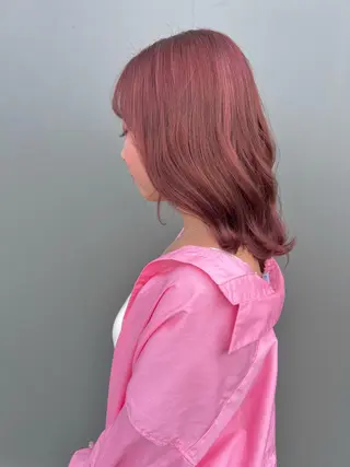 セミロング カラー ハルキ/ 髪質改善のヘアスタイル