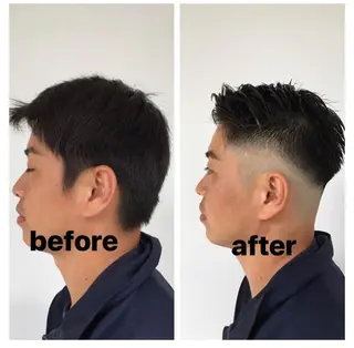 メンズ ショート、ボブ特化 長島智彦のヘアスタイル