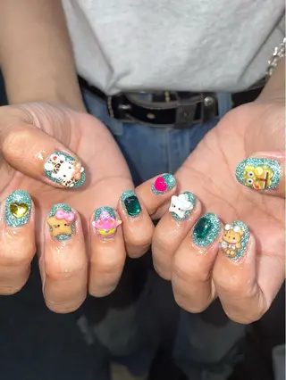 ネイル 🎀NAIL🎀 AI🪄︎︎◝✩のネイルデザイン