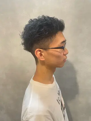 メンズ フリーランスシェアサロンルレイル所属・心斎橋/メンズ /ルレイル/地形真希のヘアスタイル