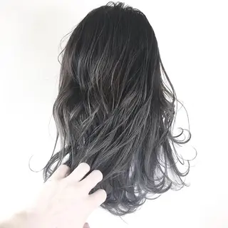 セミロング カラー Lien 深井店のヘアスタイル