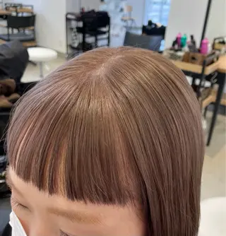 ミディアム カラー mir所属・柿沼 未夢のヘアスタイル