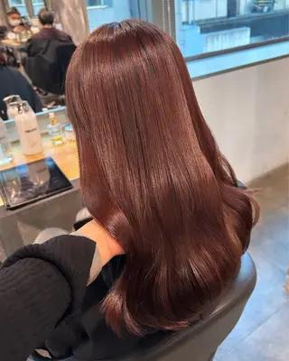 ミディアム IS所属・横浜美容室/透明感 カラー/レイヤーのヘアスタイル