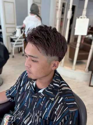 ショート カラー メンズ サソウ ユリエ🥥のヘアスタイル