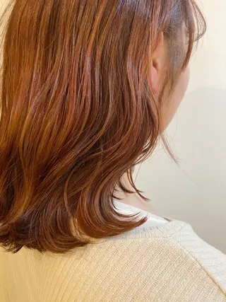 ミディアム カラー stylist🎨 aye牧野莉香のヘアスタイル
