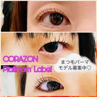 マツエク・マツパ CORAZON　Platinum　Label 【コラソン　プラチナレーベル】所属・川崎 汐花のマツエク・マツパデザイン