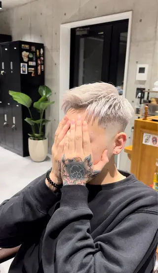 カラー 断髪刈舞所属・市川 碧斗のヘアスタイル