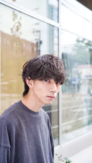 メンズ メンズカット/ ミディアム/ioriのヘアスタイル