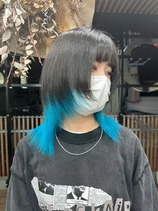 カラー 佃 優音のヘアスタイル