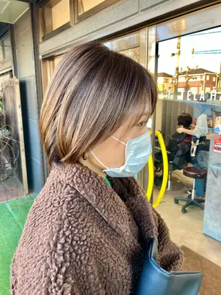 ショート カラー TELA HAIR 土気あすみが丘店【テーラヘアー】所属・羽富 優のヘアスタイル