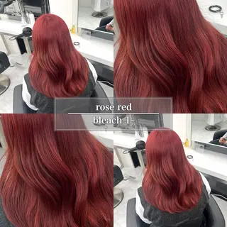 セミロング カラー ケアブリーチ/ 髪質改善/上質艶髪のヘアスタイル