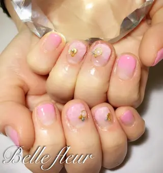 ショート ネイル Belle fleurのネイルデザイン