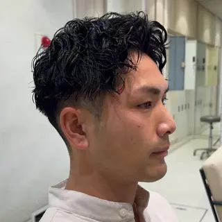 ショート パーマ 艶カラー/暖色カラー /透明感/ryutoのヘアスタイル