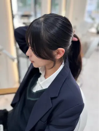 ロング 韓国ヘア🩶侑矢 艶髪透明感/福岡のヘアスタイル